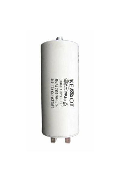 Kemot CONDENSATOR MOTOR CU SURUB CONECTOR - 30UF / 450V