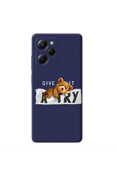 Other Xiaomi Poco X5 Pro Give me Dark blue Colored Silicone TPU Θήκη