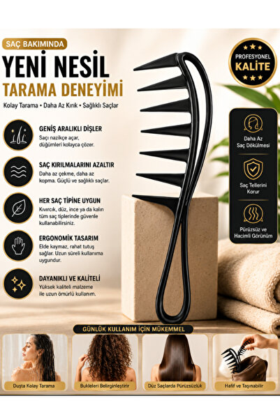 SheMask Mucizevi Tarak Saç Şekillendirici Tarak Saç Şekillendirme Seti Sihirl...