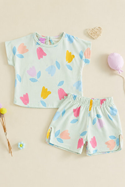 BABY SPORT Baby Summer Outfit Short Sleeve Printed T-Shirt and Shorts