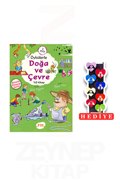 Yuva Yayınları 1.Sınıf Öykülerler Doğa ve Çevre 10 Kitap Set (8'li Kalp Ayraç...
