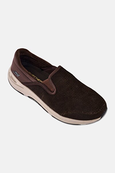 SKECHERS Women Go Walk Slip On Slip On Sneakers Shoes, Brown
