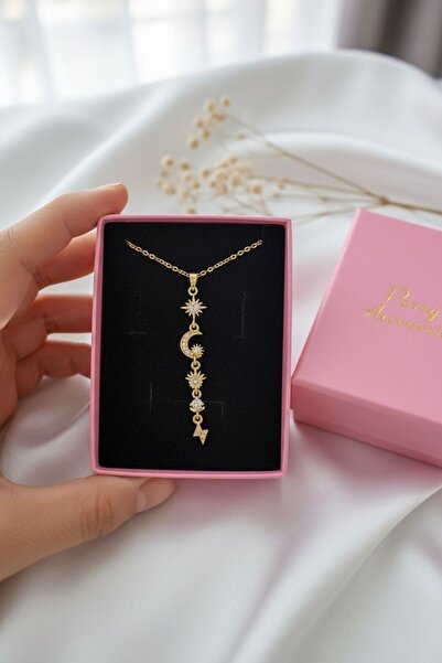 perry accessories kararmaz çelik yaz kolyesi dekolte kolye gold y kolye dekol...