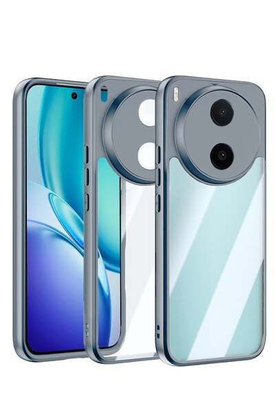 Wtech vivo Y600 Pro 5G 2026 Premium Hybrid TPU Silicone with Raised Camera Sl...