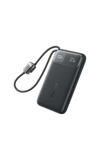 Baseus EnerFill FC11 10000mAh 22.5W Power Bank cu USB-C și USB-A, Negru