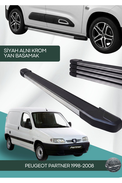 Yerli PEUGEOT PARTNER 1998-2008 MODEL ALÜMİNYUM YAN BASAMAK