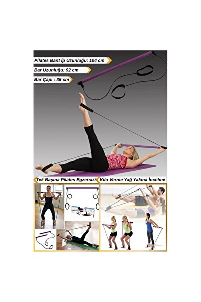 handanca Genel Markalar Taşınabilir Pratik Tasarım Jimlastik Pilates Çubuğu B...