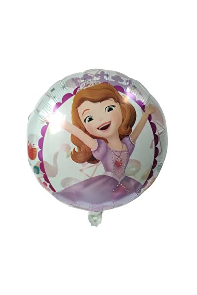 MP Mirific Party Balon rotund din folie Prințesa Sofia, mov, 45 cm