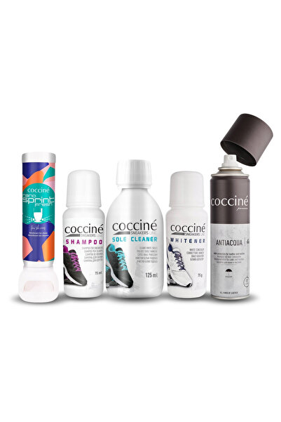 Coccine Set de ingrijire a incaltamintei, Coccine, 5 in 1, 5 piese, curatare ...