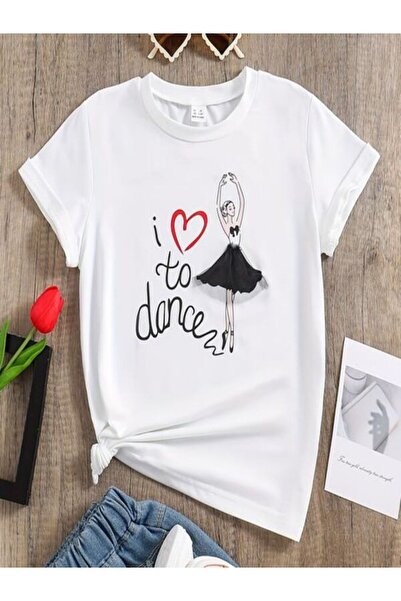 COZYWEAR I Love to Dance Printed Women's T-Shirt