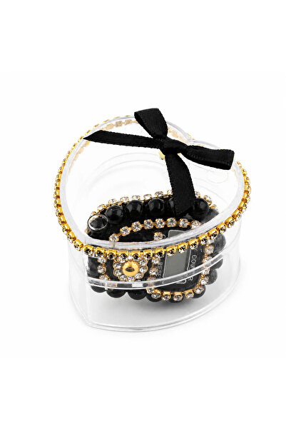 EFEAKS Mini Heart Box with Stones Zikirmatik