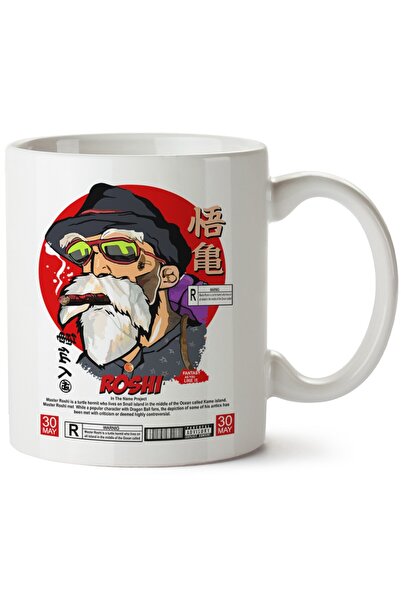 ET ERTAPASSAGE original creative designs Mr.Roshi Printed Porcelain Mug, Mach...
