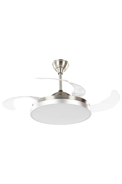 OEM Ventilator de tavan Re-Bloom Ibar cu lumină, Fier/Acril, 50x50x55 cm, LED...