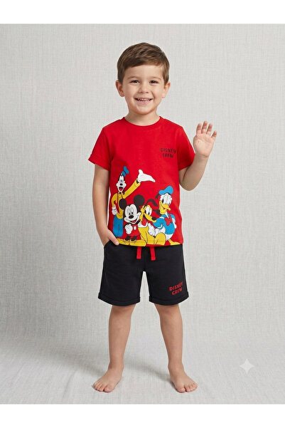 Minitrio Printed Boy's T-Shirt Shorts Summer Set