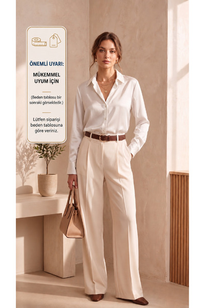 Modasultan Women's White Stylish and Flowy Comfortable Fit Premium Quality Ov...