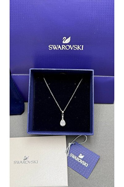 Generic Heart Pendant Necklace with Shiny Crystal Stone