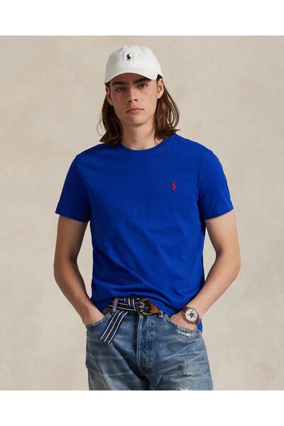 Ralph Lauren Black Label تي شيرت بقصة خاصة من الجيرسيه ذو ياقة دائرية