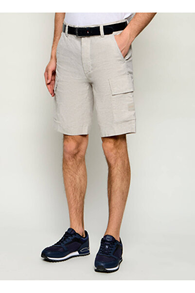 BOSS Bej Erkek Regular Fit Şort Sisla_Cargo_S_50560372