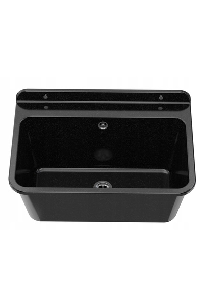Granitan Set chiuveta de un casnic, Granitan, 41x61cm, Polipropilena/Ceramica...
