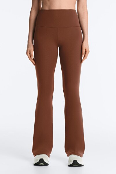 Oysho High-rise Comfortlux flare trousers