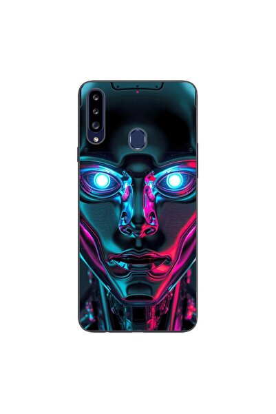 OEM Husa compatibila cu Samsung Galaxy A20S Silicon Gel Tpu Model Chrome Huma...