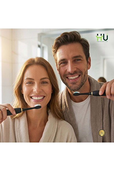 HU HAPPY USER Electric Toothbrush with 6 Cleaning Modes – IPX7 Waterproof, Ty...