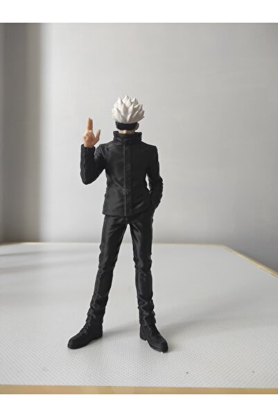 FigurBende Ayraç Ve Anahtarlık Hediyeli Jujutsu Kaisen Gojo Satoru 3D Figür –...