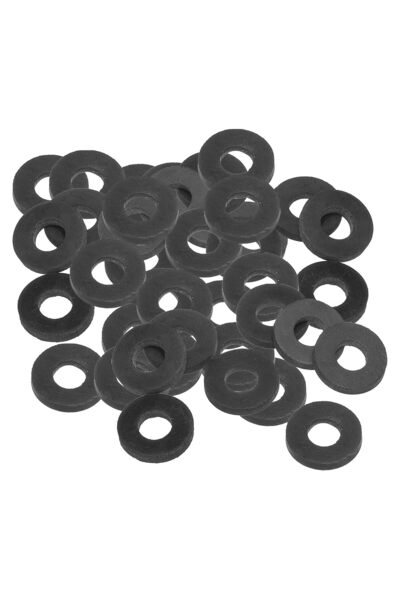 PATIKIL Set 40 Saibe Plate, PATIKIL, Etansare Eficienta, Cauciuc, 10 mm, Negru