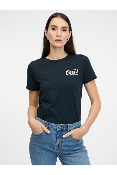 ORSAY Tricou de damă albastru închis cu mânecă scurtă