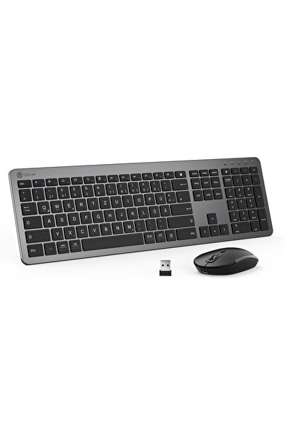 iClever Set Tastatura Si Mouse Wireless, iClever, Reincarcabil, Conectivitate...