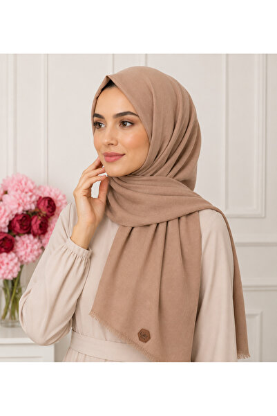 Butik Düz Renk Ayrobin Caz Eşarp