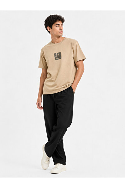 RAFF MAĞAZA Printed Cotton T-Shirt 100% Cotton
