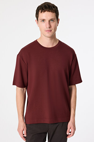Tween Relaxed Fit Bordo T-Shirt