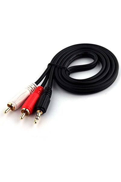 PUNEX 1.5m Audio Cable 3.5 Jack to 2 RCA Male to Male 2RCA to 3.5mm AUX Stere...