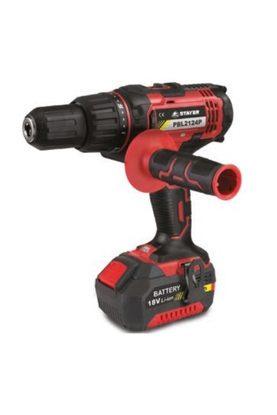 STAYER PBL 2124 P K Ударен винтоверт/бормашина с 2 литиево-йонни батерии 18 V...