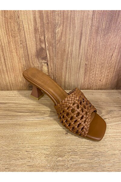 ÖZ MAÇAN SHOS HEELED SLIPPERS
