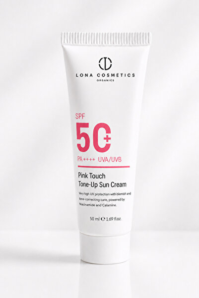 Lona Cosmetics Renk Tonu Eşitleyici SPF 50 Pink Touch Güneş Kremi 50 ml