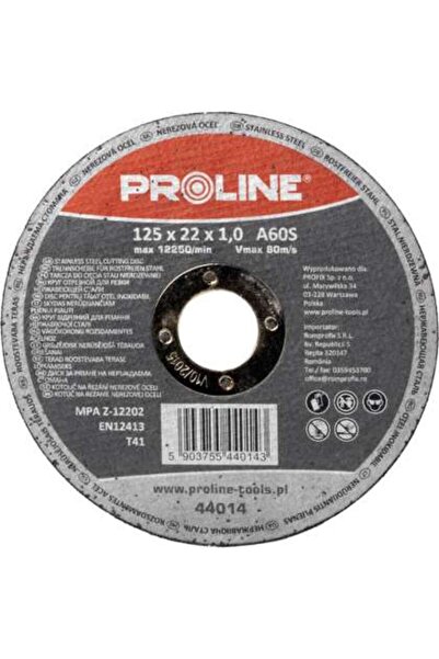 Proline Disc Debitare Inox 125x1.2mm / A60s în cutie, 10/set
