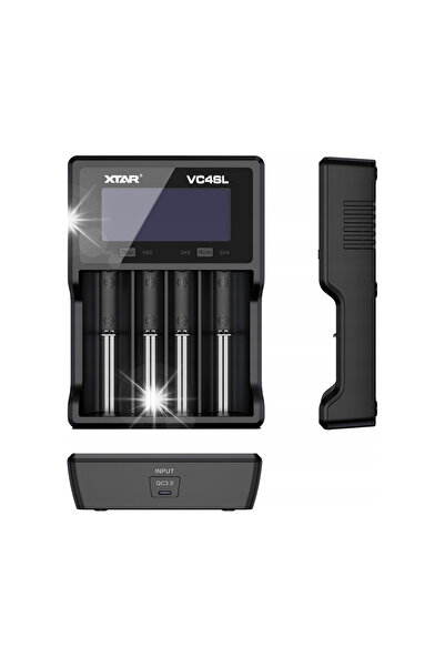 XTAR ÎNCĂRCĂTOR Li-Ion Ni-MH AA AAA 18650 VC4 LCD