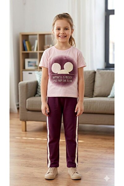 Yağmur Giyim Pretty Happyness Written Short Sleeve Tracksuit Girl's Set 9-12 ...