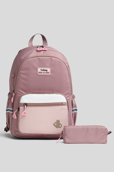 VEIBAG Metro Red Modular Multi-Compartment Reflective Girls'/Boys' School Bag...