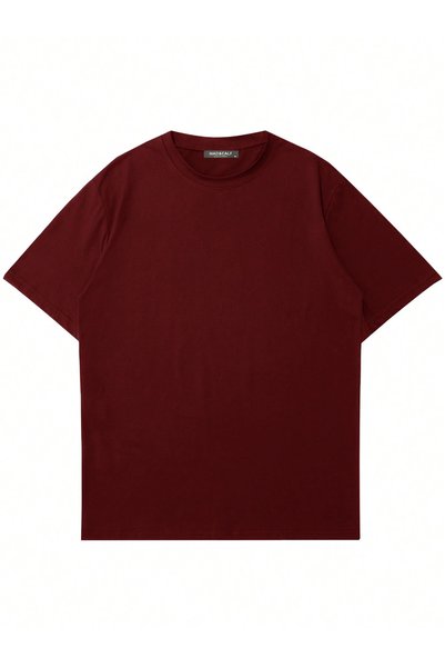 Mad&Calf Unisex Aston Martin Printed Crew Neck Oversize Tshirt