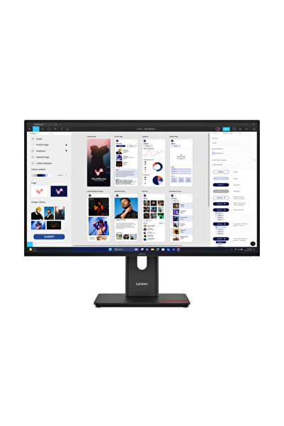 LENOVO Monitor ThinkVision T32UD-40 31.5" 4K UHD cu hub USB, suport reglabil