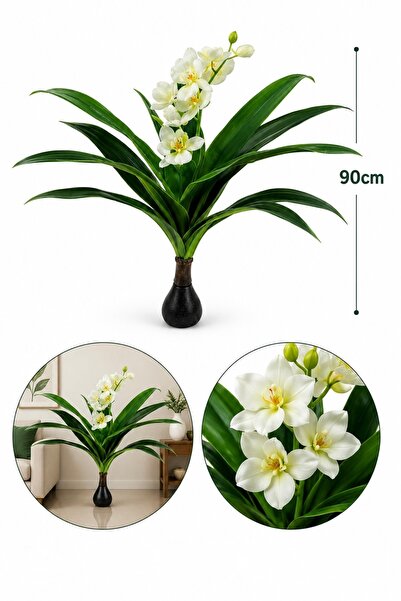 OEM HomeRoy – Floare Decorativă Artificială Premium, Înălțime 90 cm