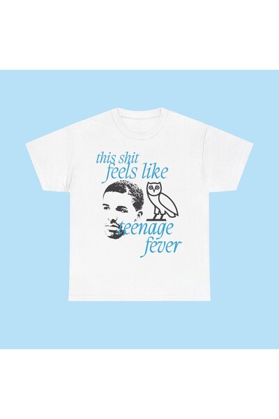 Grafftee Clothing Drake Teenage Fever Printed Unisex Oversize T-Shirt
