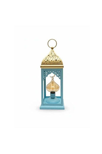 Day To Day Ramadan Decorative Moroccon LED Lantern Lamp With Crescent Moon An...