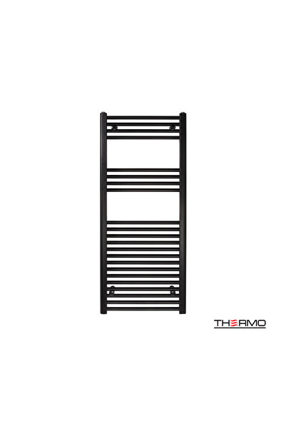 Thermo Θερμαινόμενη Πετσετοθήκη Μπάνιου ALTO 120x50 Μαύρο Ματ ALT12050-400