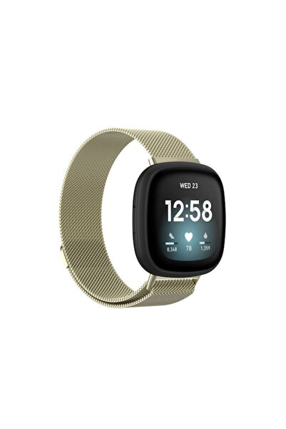 OEM Versa 4 Versa 3 Λουράκι Χρυσό (Fitbit Versa 4, Versa 3, Sense)