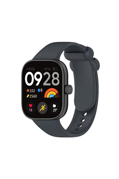 OEM Λουράκι σιλικόνης με εσωτερική πόρπη για Redmi Watch 5, σκούρο γκρι