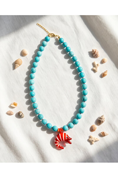Kiraz Accessory Sea Snack Kadın Doğal Taş Kolye